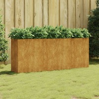  Garden Raised Bed 200x40x80 cm Corten Steel