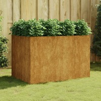  Garden Raised Bed 120x80x80 cm Corten Steel