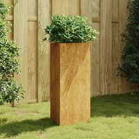  Garden Planter 40x34.5x75 cm Corten Steel