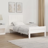  Wall Headboard White 95.5 cm Solid Wood Pine