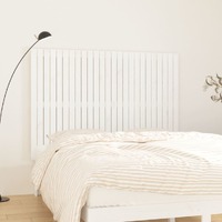  Wall Headboard White 159.5 cm Solid Wood Pine