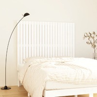  Wall Headboard White 140 cm Solid Wood Pine