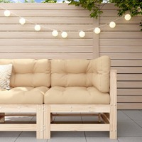  Corner Sofa with Cushions Solid Wood Pine