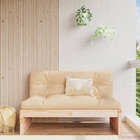  Middle Sofa 120x80 cm Solid Wood Pine