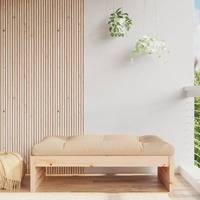  Garden Footstool 120x80 cm Solid Wood Pine