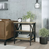  Side Table Sonoma Oak 40x42x50 cm Engineered Wood