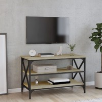  TV Cabinet Sonoma Oak 80x40x50 cm Engineered Wood