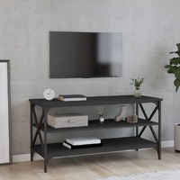  TV Cabinet Black 100x40x50 cm Engineered Wood