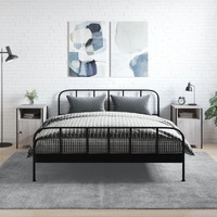  Bedside Cabinets 2 pcs Grey Sonoma 40x42x60 cm Engineered Wood