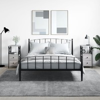  Bedside Cabinets 2 pcs Grey Sonoma 34x35.5x70 cm Engineered Wood