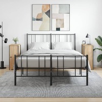  Bedside Cabinets 2 pcs Sonoma Oak 32x42x80 cm Engineered Wood
