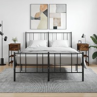  Bedside Cabinets 2 pcs Smoked Oak 34x36x70 cm Engineered Wood