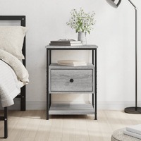  Bedside Cabinet Grey Sonoma 40x42x56 cm Engineered Wood