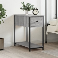  Bedside Cabinet Grey Sonoma 30x60x60 cm Engineered Wood