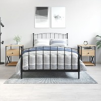  Bedside Cabinets 2 pcs Sonoma Oak 40x42x55 cm Engineered Wood