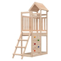  Outdoor Playset 52.5x110.5x214 cm Solid Wood Pine