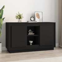 Sideboard Black 102x35x60 cm Engineered Wood