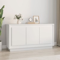  Sideboard White 102x35x55 cm Engineered Wood
