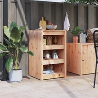  Outdoor Kitchen Cabinet 55x55x92 cm Solid Wood Pine