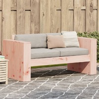 Garden Sofa 2-Seater 134x60x62 cm Solid Wood Douglas