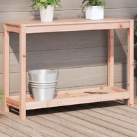  Potting Table with Shelf 108x35x75 cm Solid Wood Douglas