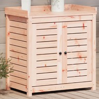  Potting Table with Shelves 82.5x50x86.5 cm Solid Wood Douglas