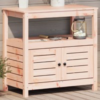  Potting Table with Shelves 82.5x45x81 cm Solid Wood Douglas