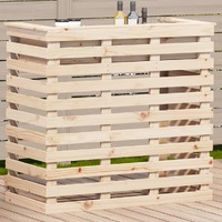  Outdoor Bar Table 113.5x50x103 cm Solid Wood Pine