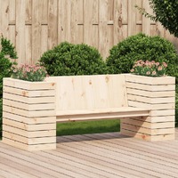  Planter Bench 167.5x60x65 cm Solid Wood Pine