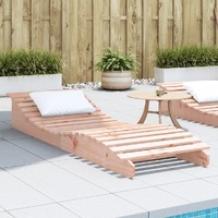  Sun Lounger 205x60x31.5 cm Solid Wood Douglas