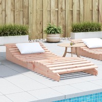  Sun Lounger 205x80x31.5 cm Solid Wood Douglas