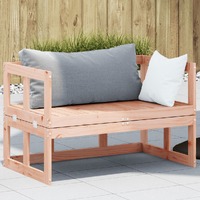  Garden Sofa Bench Extendable Solid Wood Douglas