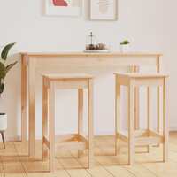  Bar Stools 2 pcs 40x40x78 cm Solid Wood Pine
