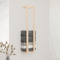  Towel Rack 23x18x110 cm Solid Wood Pine