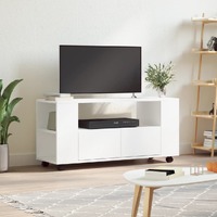  TV Cabinet White 102x34.5x43 cm Engineered Wood