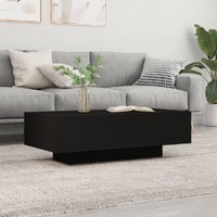  Coffee Table Black 100x49.5x31 cm Engineered Wood