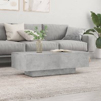  Coffee Table Concrete Grey 100x49.5x31 cm Engineered Wood