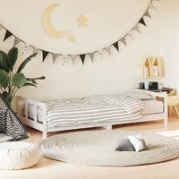  Kids Bed Frame White 90x190 cm Solid Wood Pine