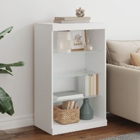  Sideboard with LED Lights White 60.5x37x100 cm