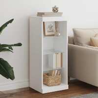  Sideboard with LED Lights White 41x37x100 cm
