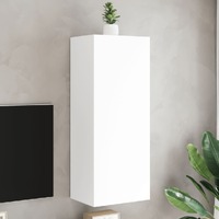  TV Wall Cabinet White 40.5x30x102 cm Engineered Wood
