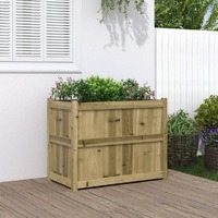  Garden Planter 90x50x70 cm Impregnated Wood Pine