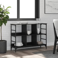  Sideboard Black 102x32x73.5 cm Engineered Wood