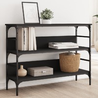 Console Table Black 100x32x75 cm Engineered Wood