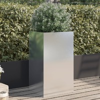  Planter Silver 42x38x75 cm Stainless Steel