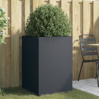  Planter Anthracite 52x48x75 cm Steel
