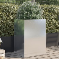  Planter Silver 52x48x75 cm Stainless Steel