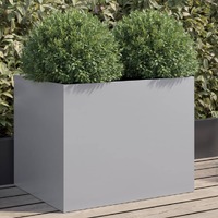  Planter Silver 62x47x46 cm Galvanised Steel