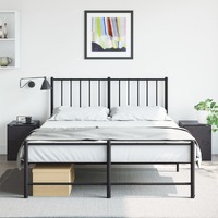  Bedside Cabinets 2pcs Black 34.5x39x44 cm Steel