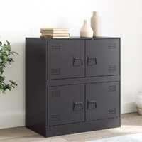  Sideboard Black 67x39x73 cm Steel